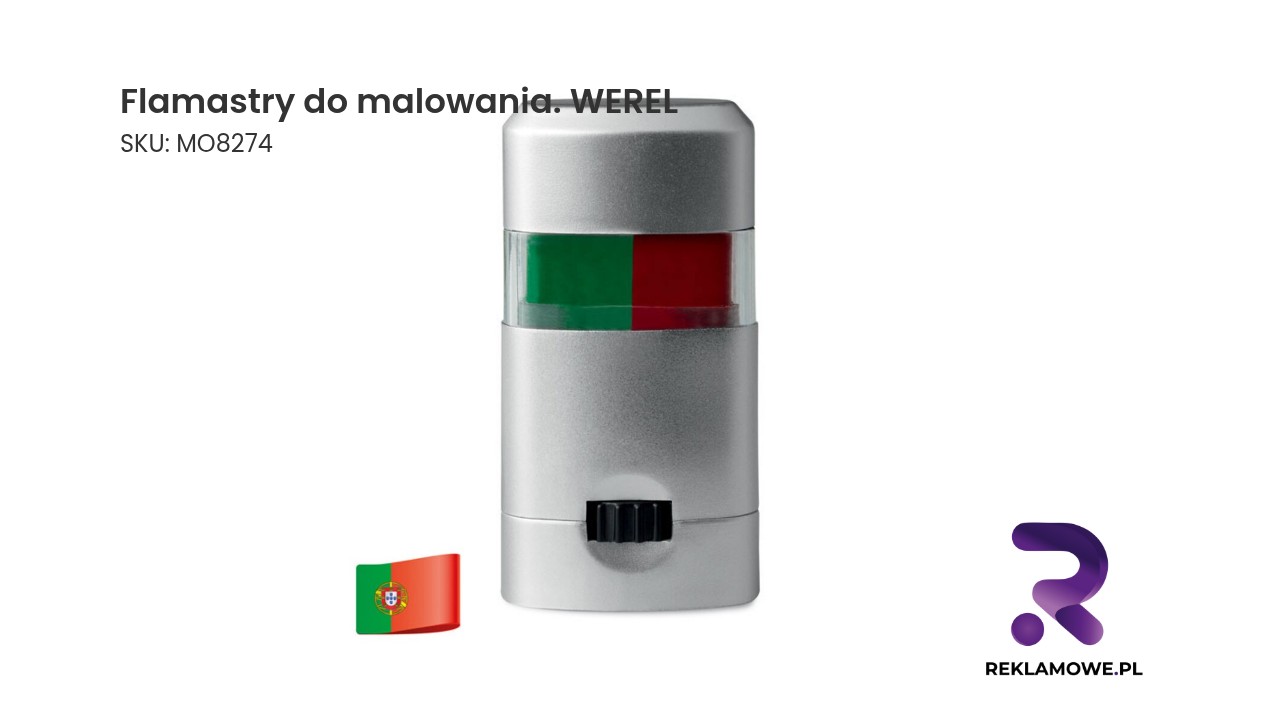 Flamastry do malowania marki WEREL w różnych kolorach