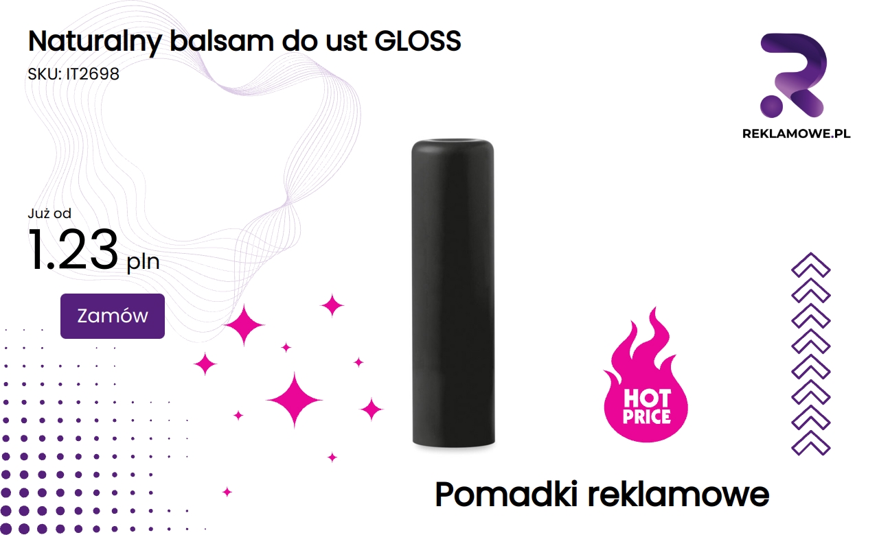 Naturalny balsam do ust GLOSS