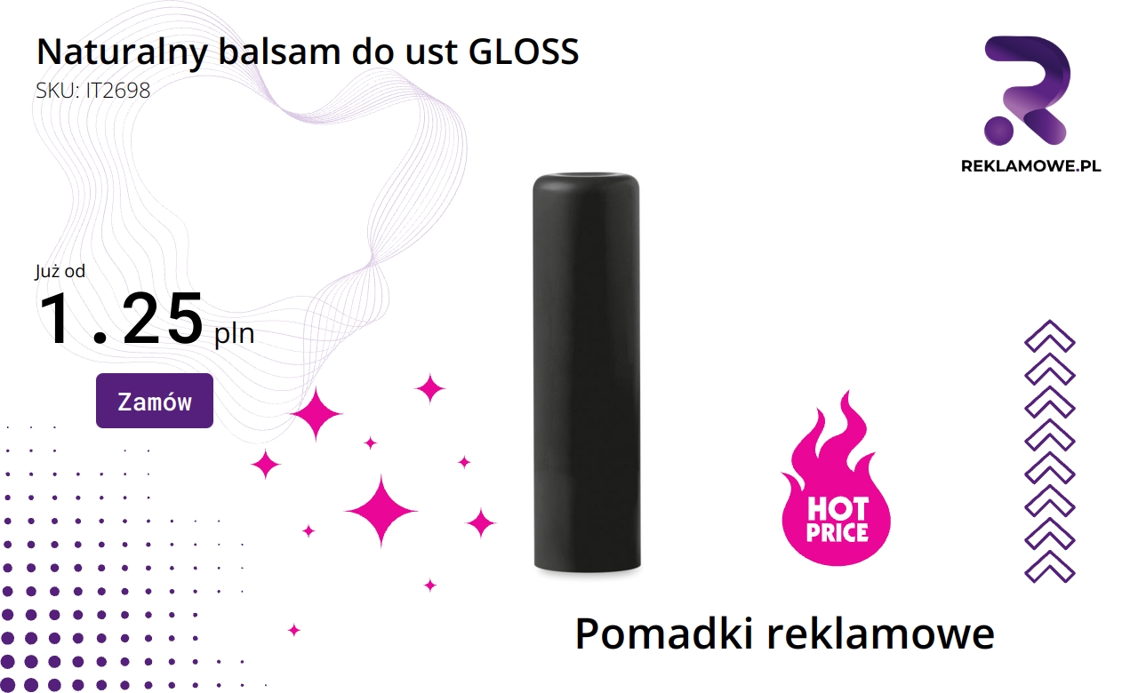 Naturalny balsam do ust GLOSS