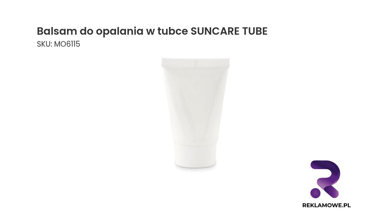 Balsam do opalania w tubce SUNCARE TUBE zapewniający ochronę przed słońcem