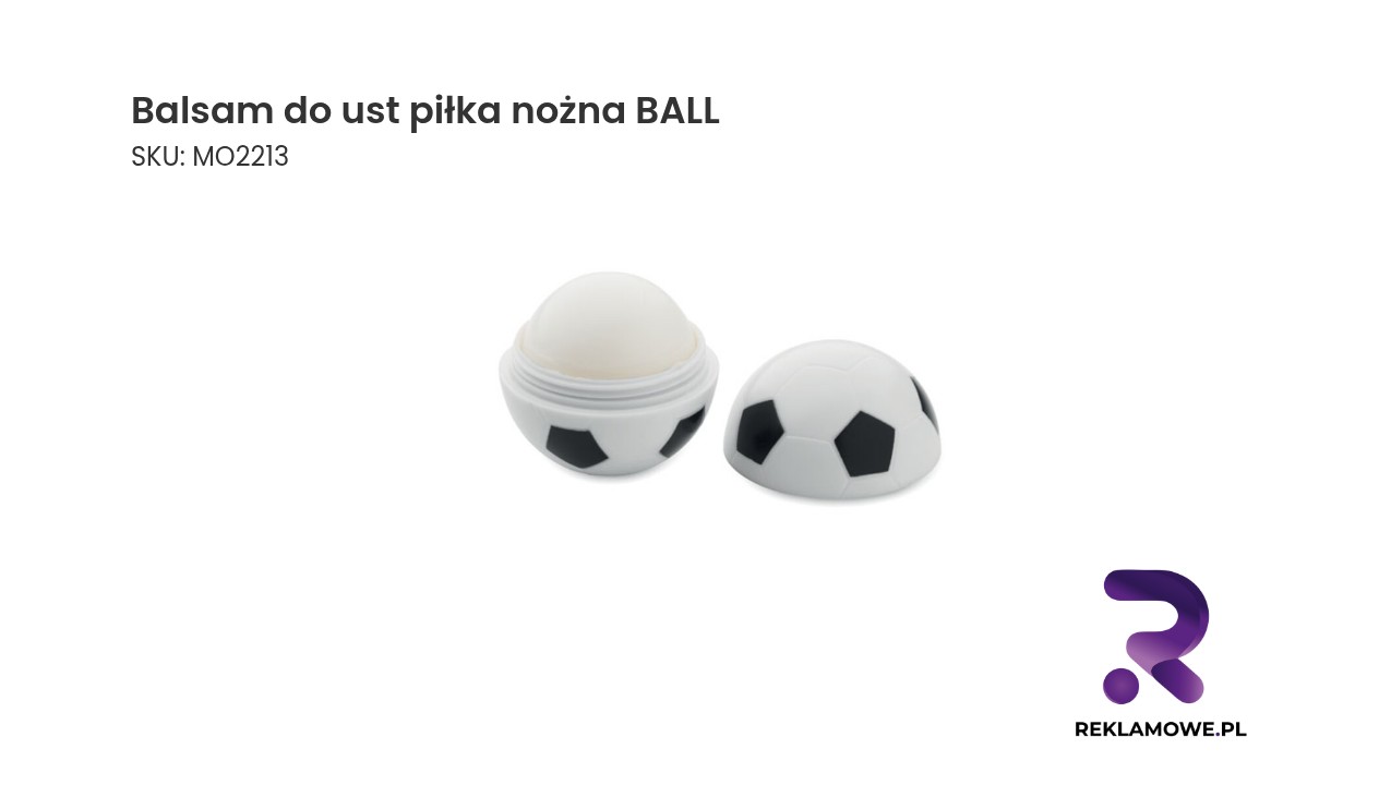 Balsam do ust piłka nożna BALL Balsam do ust w kształcie piłki nożnej BALL