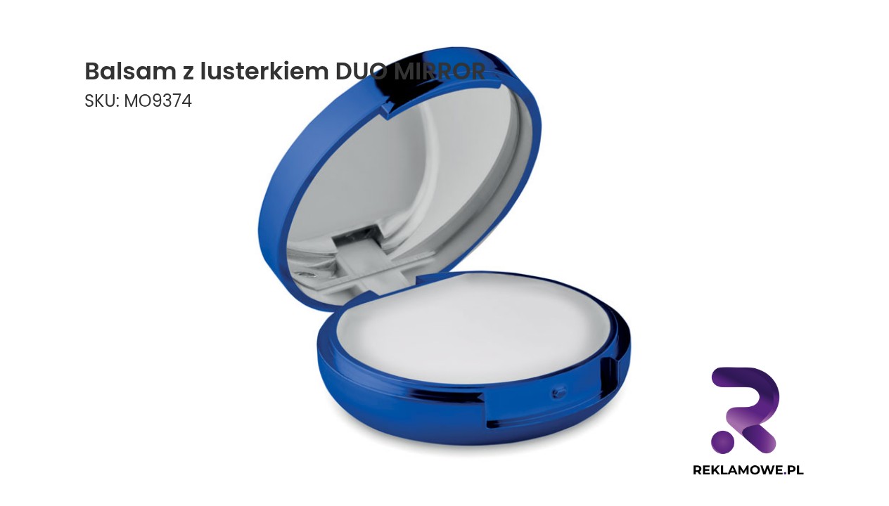 Balsam z lusterkiem DUO MIRROR Balsam z lusterkiem DUO MIRROR – praktyczny balsam do ust z wbudowanym lusterkiem