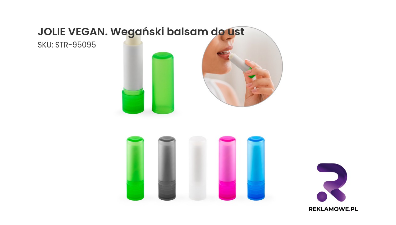 JOLIE VEGAN wegański balsam do ust – naturalna pielęgnacja i nawilżenie ust