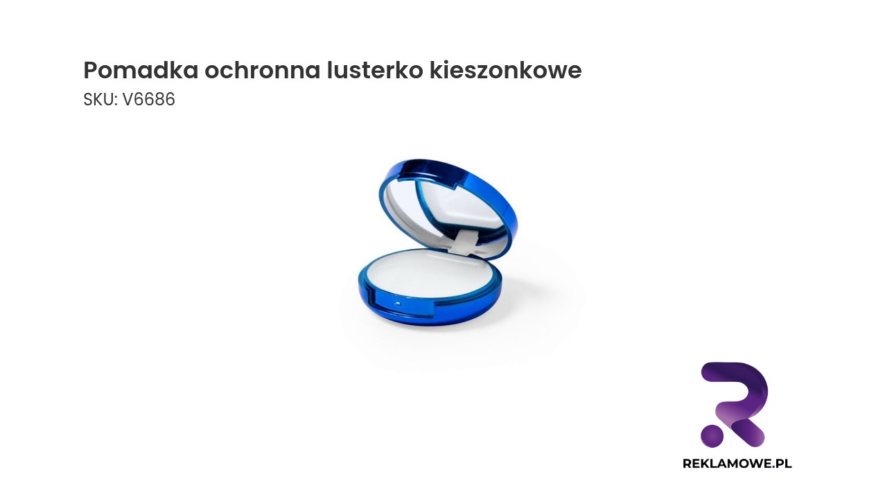 Pomadka ochronna z lusterkiem kieszonkowym