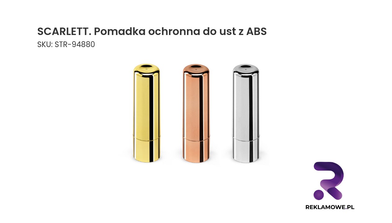 SCARLETT. Pomadka ochronna do ust z ABS SCARLETT pomadka ochronna do ust z ABS